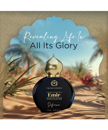 Emir Attar Sufiana For Unisex 12ml Premium Long-Lasting 35% Highly Concentrated Perfume Oil Gift For Him - Floral - Buy Online on GoSupps.com