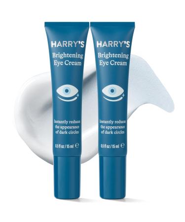 Harry's Harry's Pack of 2 brightening eye creams 15ml for dark shadows under the eyes.