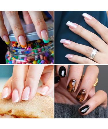 Lea-Shall Double-Sided Ombre/French Nail Brush Set - 2 Heads for Gel Polish Nail Art & UV Nails - Perfect for DIY Nail Designs - Buy Online on GoSupps.com