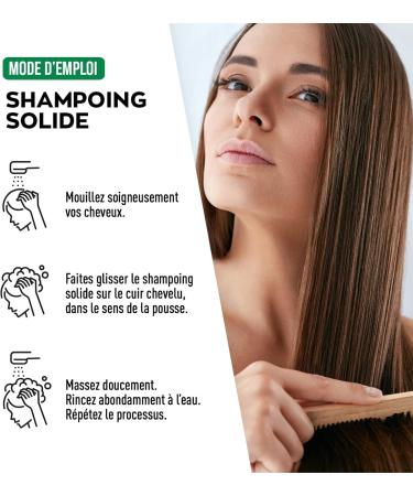 GRANIONS - PURIFYING & REBALANCING SOLID SHAMPOO - Certified ORGANIC - For oily hair - With green clay - 98% ingredients of natural origin - Made in France - Buy Online on GoSupps.com