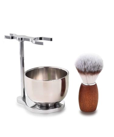 Men's Shaving Brush Set - 3 Piece Grooming Kit for Wet Shaving - Buy Online on GoSupps.com
