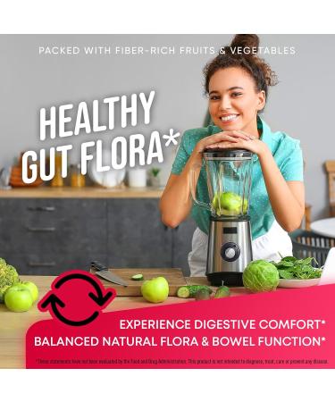Fruits and Veggies Supplement - High Fiber Supplement for Immunity Gut & Energy - Super Reds & Super Greens Supplements with Marshmallow Root - 240 Reds and Super Greens Powder Superfood Capsules - Buy Online on GoSupps.com
