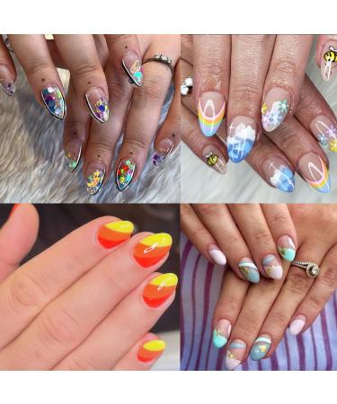 UNA GELLA Short Almond Press-On Nails Tips - 360pcs, 15 Sizes | Matte Finish, Full Cover Acrylic Nails, Pre-shaped for DIY Nail Extensions - Buy Online on GoSupps.com