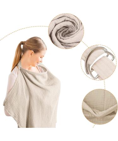 Funmo Multi-Purpose Breastfeeding Towel & Apron - Cotton Privacy Cloth & Stroller Cover for Moms - Buy Online on GoSupps.com