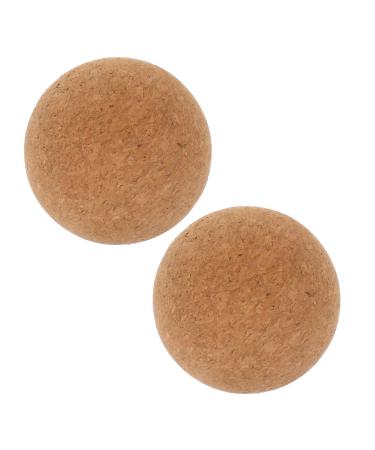 Hapinary 2st yoga ball made of cork myofascial fitness massage ball made of cork gym gymnasium gymnasium massage device ball for massage massage ball fitness high density yoga-ball auxiliary rolls 100mm