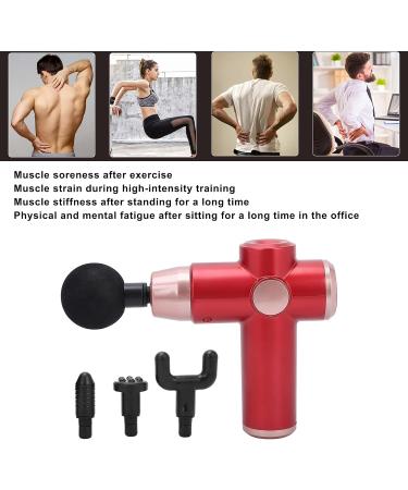 Electric Mini Muscle Massager with 4 Heads - Deep Tissue Relaxation Massage | International Shipping Available - Buy Online on GoSupps.com