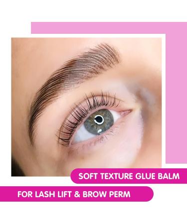 PERMANIA Lash Glue Balm 10g - Pink Peach | Strong Hold for Lash Lift & Brow Lamination Kit - Buy Online on GoSupps.com