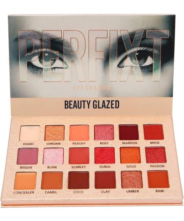 Beauty Glazed La nouvelle palette de fards paupi res Nude 18 couleurs Matte Shimmer Glitter Multi-Reflective Shades Teint Ultra Pigment Maquillage Ombre Paupi res - Buy Online on GoSupps.com