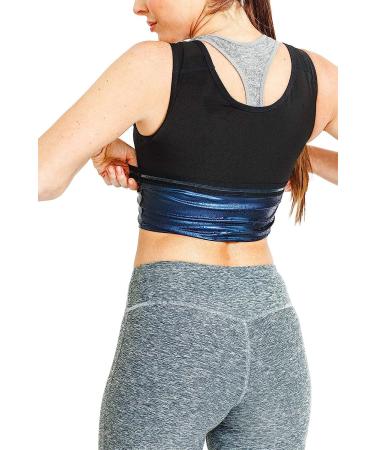 Sweat Shaper Women's Premium Sauna Vest Tank Top - Large-X-Large Black - Buy Online on GoSupps.com