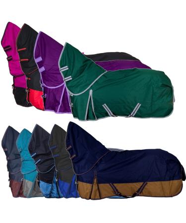 RL24 - Weiddecke Full Neck Basicline 600D PolarfLeeceUfutter |As a rain blanket & transition ceiling |Waterproof outdoor ceiling with cross cure |Horse ceiling in black/red |Size 125 cm black/red 125cm (polara league) - Buy Online on GoSupps.com