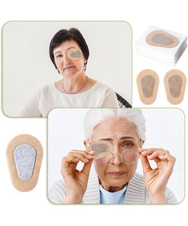 40PC Adhesive Eye Patches - Breathable Disposable Eyepads for Adults & Kids | Latex-Free Bandages for Lazy Eye (3x2 Inch - Buy Online on GoSupps.com