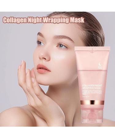 Collagens Night Wrapping Maskss collagens Real Deep Hydrating Maskss collagens Overnight Maskss For Hydrate collagens Overnight Wrapping Peel Off Facial Maskss Smooth Skin Collagens Maskss - Buy Online on GoSupps.com