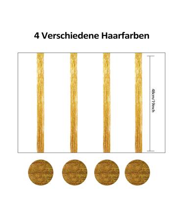 Shop Glitter Hair Strands & Tinsel Clip Extensions - 48cm Glamorous Lametta for Stunning Looks - Buy Online on GoSupps.com