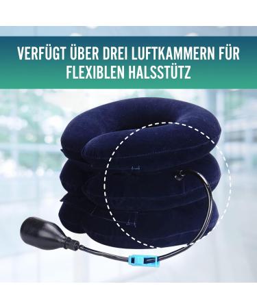 Ortoprime Freeneck - Inflatable Cervical Traction Neck Pillow for Pain Relief & Posture Correction - Buy Online on GoSupps.com