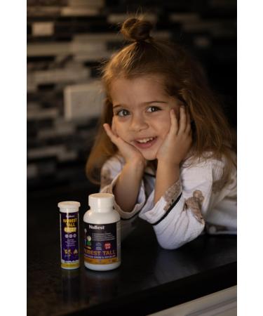 NuBest Tall Fizzy - Bone Strength Immunity Digestive Health for Kids Age 4+ & Teens | Probiotic Calcium Magnesium from Red Marine Algae Vitamins | 10 Orange Effervescent Tablets | 2 Weeks Supply 10 Count (Pack of 1) - Buy Online on GoSupps.com