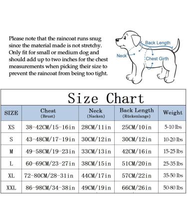 Buy Minezi Blue Checkered Dog Coat - Waterproof Zipper Reflective Buttons Adjustable Strap & Removable Hood (Chest: 43-48cm) - Buy Online on GoSupps.com