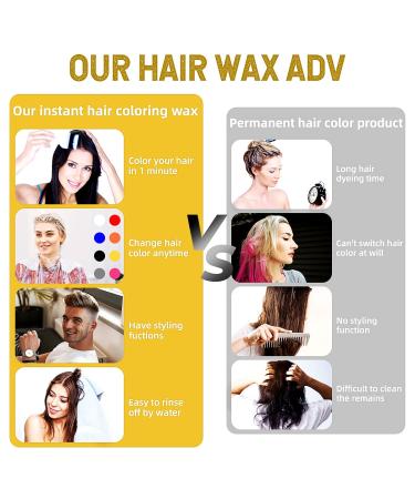 Buy soVoncare Golden Hair Wax Color - Temporary Hair Color Cream for Women & Men | Ideal for Parties Cosplay & Halloween - 4.23 oz (Gold) - Buy Online on GoSupps.com