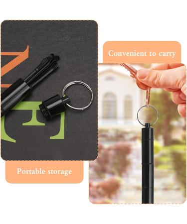 Fumanduo 6-Piece Ear Cleaner Set - Stainless Steel Ear Wax Remover Reusable 6-in-1 Medical Ear Cleaner for Kids & Adults with Storage Box (Black) - Buy Online on GoSupps.com