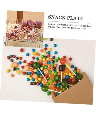 Abaodam Divided Dried Fruit Box Plastic Cookie Containers Divided Snack Tray Transparent Snack Container Nut 22X9.5CM As Shown - Buy Online on GoSupps.com