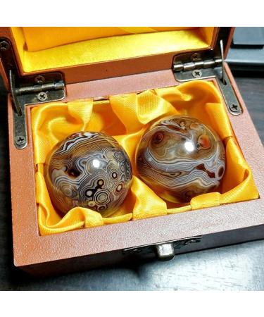 High-Quality Baoding Balls - Natural Agate Massage Ball Set | Chinese Health Exercises & Stress Relief - Buy Online on GoSupps.com