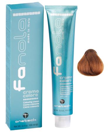 Fanola Cream Colore Colouring Cream 8.34 Light Blonde Gold Copper 100 ml Light Blonde Gold Copper 100 ml (Pack of 1)