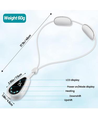Top Neck Massage Device with Heat - 4 Modes 15 Intensity Levels Perfect for Men & Women | International Shipping Available - Buy Online on GoSupps.com
