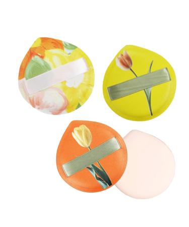 Oruiiju Large Makeup Sponge Makeup Sponges Reusable Puffs Makeup Puffs for Liquid/Powder/Cream Wet and Dry Makeup Tool (3 Pieces)