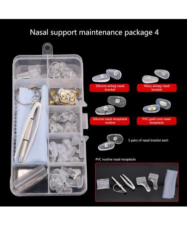 25 Pairs Silicone Nose Pads - Anti-Drop Glasses Accessories | Soft Clear Holder for Sunglasses & Glasses Support - Buy Online on GoSupps.com
