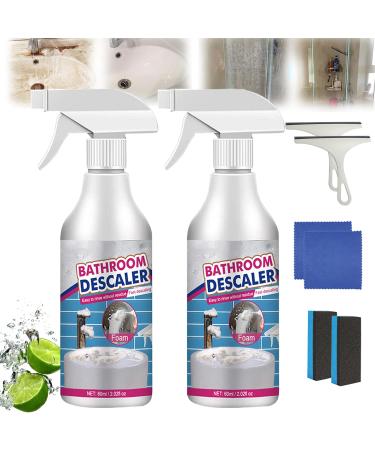 Reshline Stubborn Stains Cleaner Bathroom Descaler Foam Cleaner Bathroom Descaler Stubborn Stains Cleaner Acssart Bathroom Descaler Reshline Bathroom Descaler Foam Cleaner for Bathroom 2pcs
