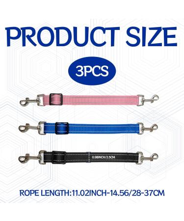 3 Pcs Dog Collar Clips Reflective Adjustable Dog Collar Clip Double Ended Connector for Dogs Lead Clips Double Ended Safety Pet Collar Clip for Dogs Puppy Pets - Buy Online on GoSupps.com
