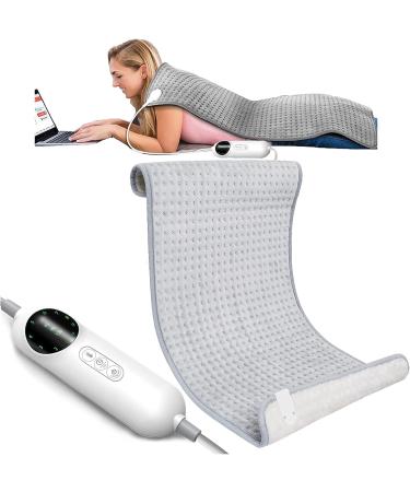 Topsoo electric heating pillows 50 x100cm extra large heating pillows for relieving back pain 10 heating levels moist heated pad dry therapy for shoulder and neck - Buy Online on GoSupps.com
