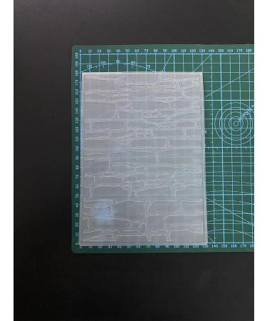 3D Textured Wall Brick Embossing Folder - DIY Craft Decoration Template Mold by WooYangFun - Buy Online on GoSupps.com