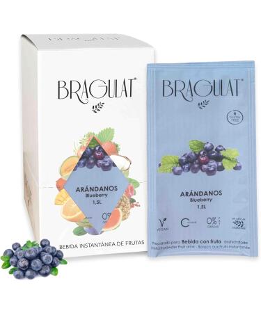  BRAGULAT BRAGULAT | Blueberry Drink | Instant Powdered Drinks and Refreshments | Sugar-Free and with Vitamin C | Flavored Water | 15 Sachets - Buy Online on GoSupps.com