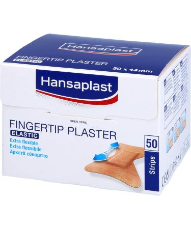 Buy BSN Medical Hansaplast Elastic Fingertip Plasters - 50 Pack | Durable & Comfortable Wound Care - Buy Online on GoSupps.com