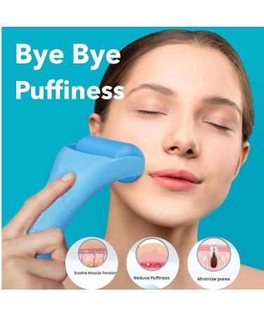 AUDUODUO Premium Ice Face Roller - Extra Roller for Long-Lasting Cold Therapy for Face Neck & Body | Reduces Puffiness & Refreshes Skin - Blue - Buy Online on GoSupps.com