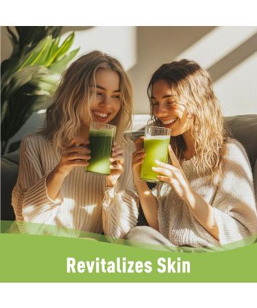 UNLEASH'D ORGANIC Organic Wheatgrass Juice Powder 16oz 100% Pure Superfood, Immune & Energy Boost, Detox Support - Buy Online on GoSupps.com