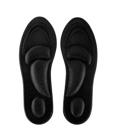 Orthotic Insoles Flat Feet Arch Support MemoryFoam Insole Shoe Pad Comfort Accessories Insole Shoe Sole Orthotic Memory Black for Men