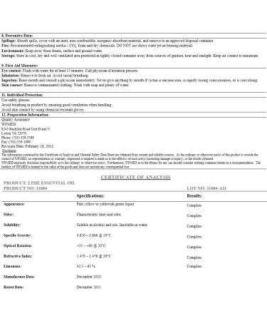 GreenHealth Lime 2 fl oz (59 ml) Glass Bottle w/Glass Dropper 100% Pure Essential Oil - Buy Online on GoSupps.com