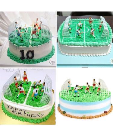 9Pcs Football/Soccer Toppers for Cake and Cupcakes Attractive Processed Cake Toppers for Sports Theme Baby Shower Party Supplies Cake Toppers Decorations - Buy Online on GoSupps.com