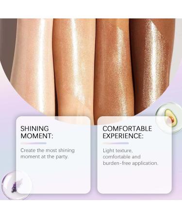 Buy Golden Face & Body Glitter - Waterproof Shimmer Oil & Hairspray | Perfect for Party Looks | 30ml Natural Sparkly Body Glow - Buy Online on GoSupps.com