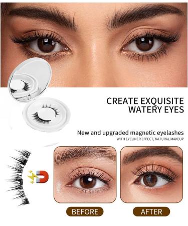 Opalglow Premium Magnetic Eyelashes - Reusable No Eyeliner Needed Natural Look - Perfect for Stunning Eyes - Buy Online on GoSupps.com