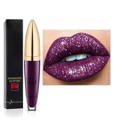 18 colors diamond glossy durable lipstick waterproof matt diamond shimmer lip gloss diamond glossy lip glaze shine lively beauty make-up (9)