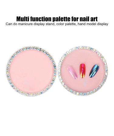 Nail Mixing Plate - Reusable Pink Resin Nail Art Display for Shops & Home | International Shipping - Buy Online on GoSupps.com