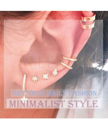 Buy Bohemia Moon Cuff Chain Earrings | Silver Chain Climber & Dangle Earrings Set for Women & Girls - Stylish Tassel & Cartilage Designs - Buy Online on GoSupps.com