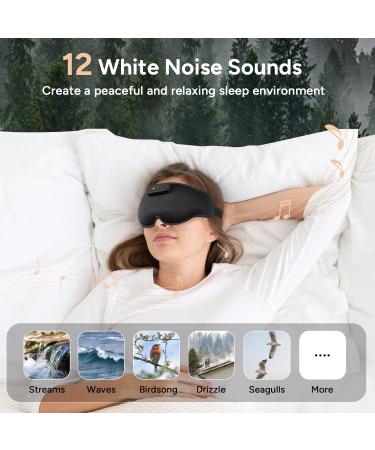 DR.PREPARE Sleep Mask Headphone - 3D Eye Mask with White Noise & 12 Soothing Sounds for Comfortable Sleep - Perfect for Side Sleepers | International Shipping Available - Buy Online on GoSupps.com