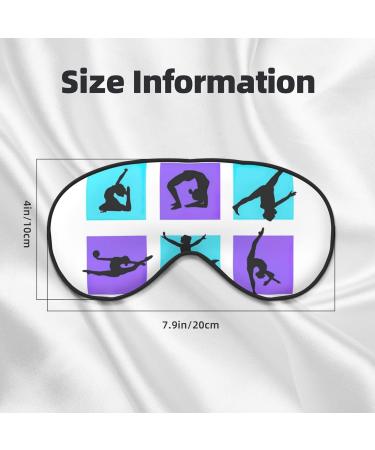 Unisex Gymnastics Game Print Sleeping Eye Mask - Soft Comfortable Light-Blocking for Perfect Sleep - Buy Online on GoSupps.com