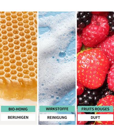  bee nature Bee Nature - Children's Shower Gel - Cleansing and Moisturizing - Organic Honey - Relieves Eczema - Soap-Free - For All Skin Types - 100% Biodegradable and Recyclable - 200ml. - Buy Online on GoSupps.com