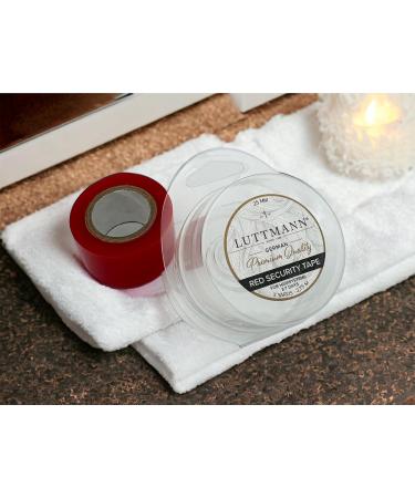 LUTTMANN Red Liner Security Sensi-Tak Hair System Tape - 25mm x 2.75m Adhesive for Wigs Hair Systems and Toupees - Durable & Daily Use - Buy Online on GoSupps.com