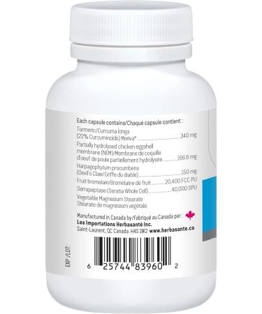 Alterra Infla-Med Turmeric Curcumin 60 Vegetable Capsules | Clinically Proven Joint Pain Relief for Improved Flexibility and Reduced Stiffness | Supports Joint Health and Osteoarthritis Management- NPN-80069735 - Buy Online on GoSupps.com