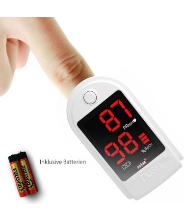 Buy Puloximeter Pulox PO-100 Solo White - Accurate Oxygen Saturation Monitor | Fast International Shipping - Buy Online on GoSupps.com